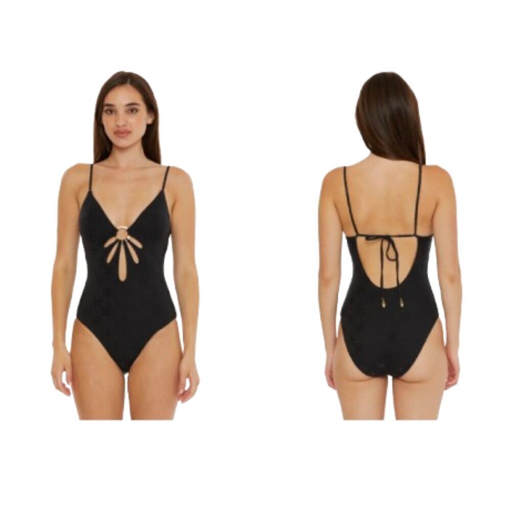 Women's 10 Nwt Trina Turk Joplin Cut Out One-Piece Swimsuit